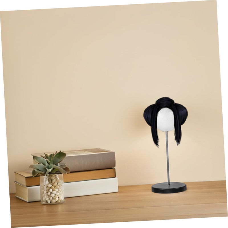 Metal Foam Wig Holder Styling Stand For Doll Hair Display And Travel - Image 5