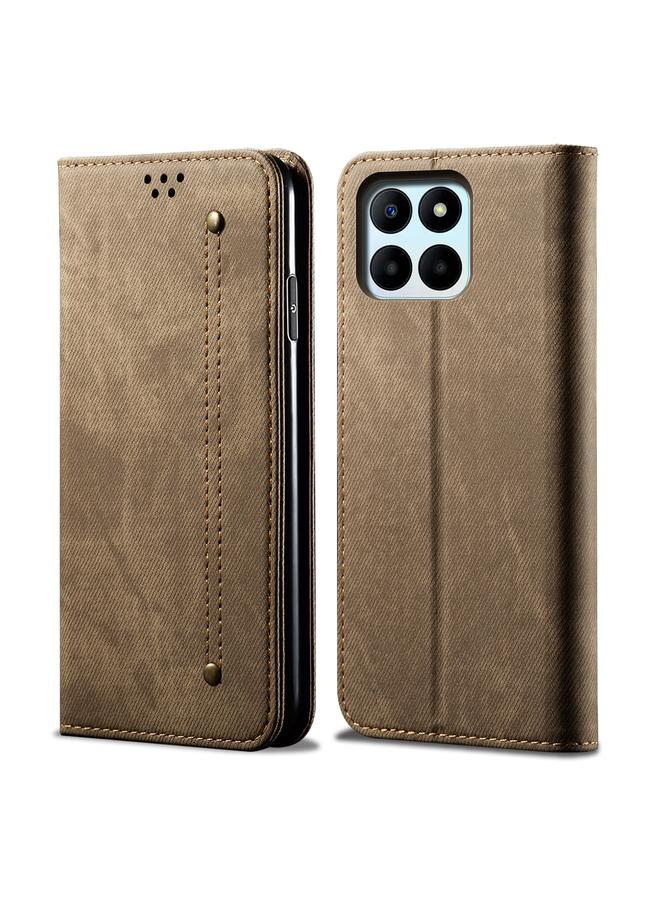 The Bros Case For Honor X6A Denim Texture Flip Leather Phone Case - Image 1