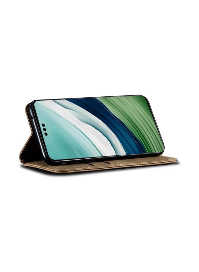 The Bros Case For Honor X6A Denim Texture Flip Leather Phone Case - Image 5