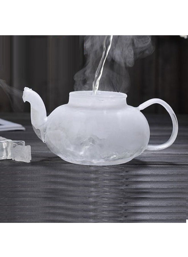 HOOPZOZA Glass Tea Maker Teapot With Filtering Glass Warmer 6 Tea Cups Set 50mL  - Image 5