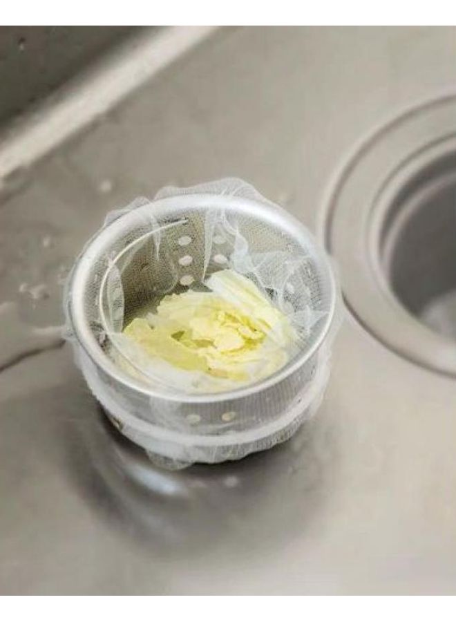 Set of 30 Clear Sink Garbage Bags 9cm x 9cm - Image 2