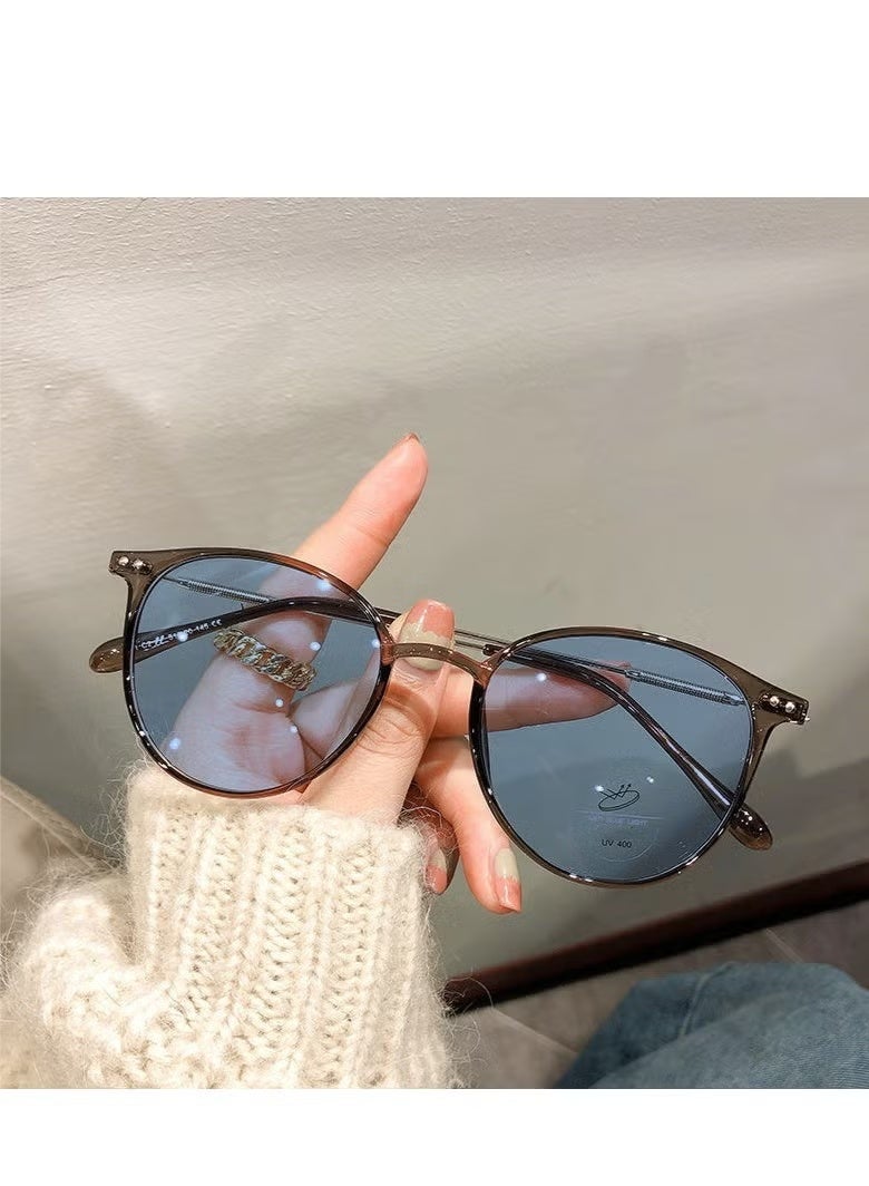 QZ Anti-Blue Light Computer Reading Lenses/Magnifying Glasses - Soft And Lightweight - Three-Stage Color Change - Suitable For Both Men And Women - More Suitable For Office Workers - Image 1