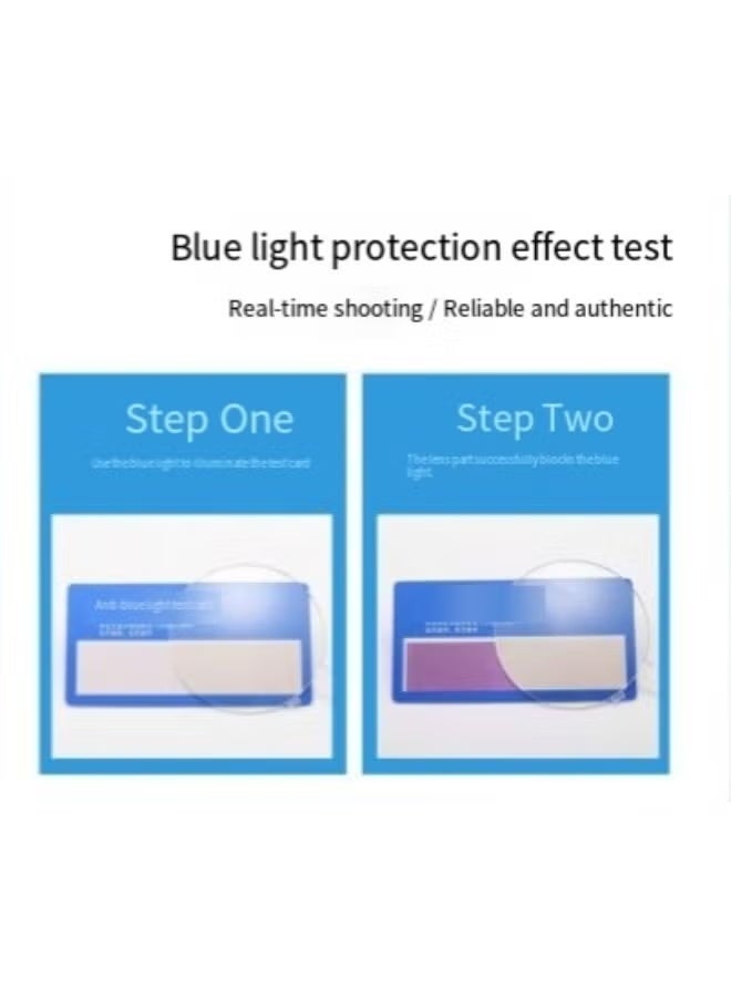 QZ Anti-Blue Light Computer Reading Lenses/Magnifying Glasses - Soft And Lightweight - Three-Stage Color Change - Suitable For Both Men And Women - More Suitable For Office Workers - Image 5