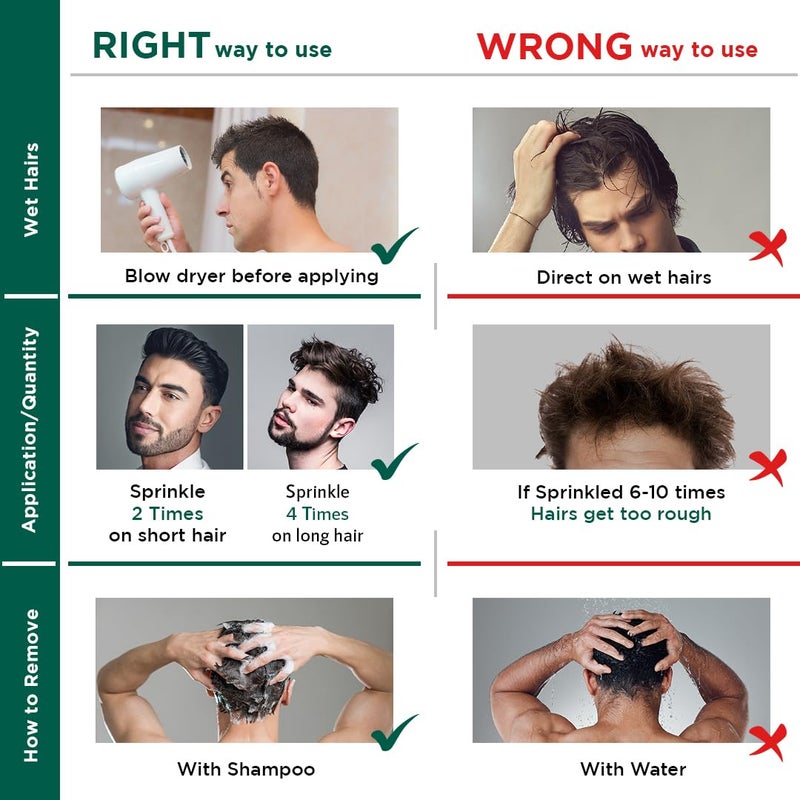 ORGATRE Grip and Style hair volumizing powder wax Strong hold For 12 Hrs hair wax Matte Finish hair wax powder Hair styling powder hair wax men Safe Hair fiber hair powder for men 20 gm - Image 5