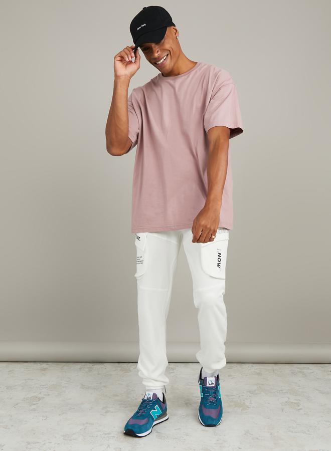 Styli Slim Fit Cargo Jogger with Elasticated Hem  - Image 2