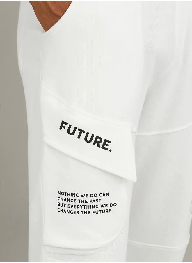 ستايلي Slim Fit Cargo Jogger with Elasticated Hem