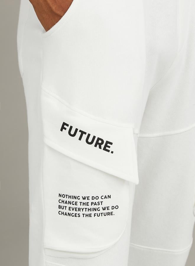 Styli Slim Fit Cargo Jogger with Elasticated Hem  - Image 4