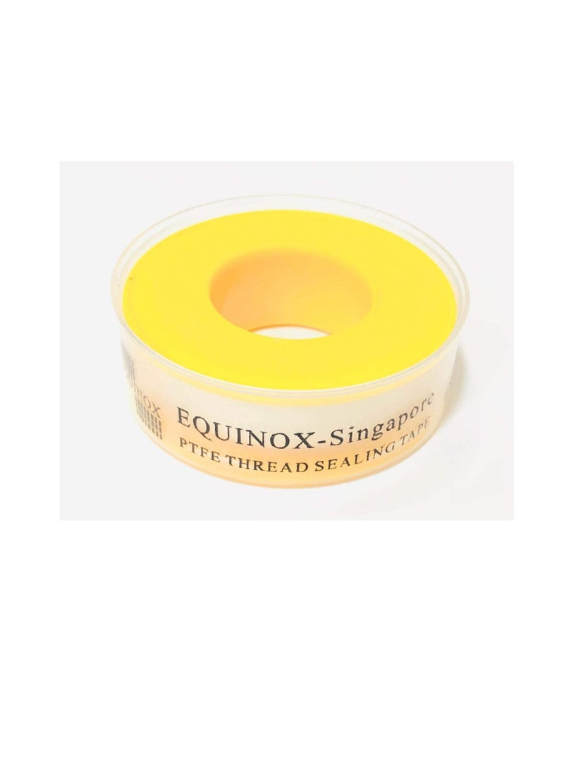 10 nos Equinox PTFE Thread Sealing Teflon Tape EN 751-3 with 0.25g/cm2 Density - Made in Singapore - Image 1