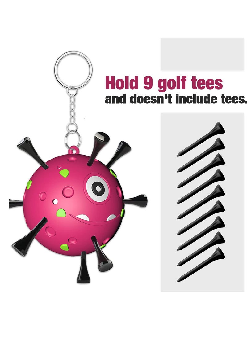 general Golf nail holder golf tee holder Novel keychain accessory bag - Image 2