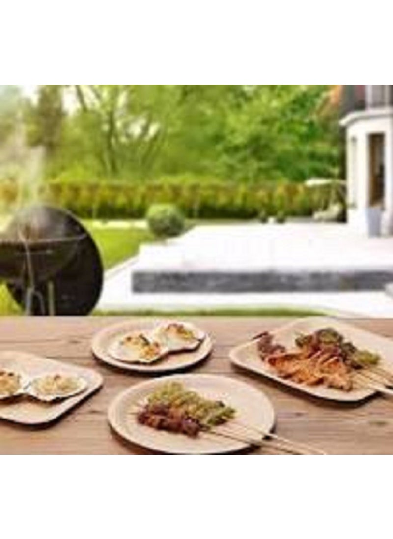 Kraft Cardboard Paper Plate 18 cm (10 Pieces)  - Image 2