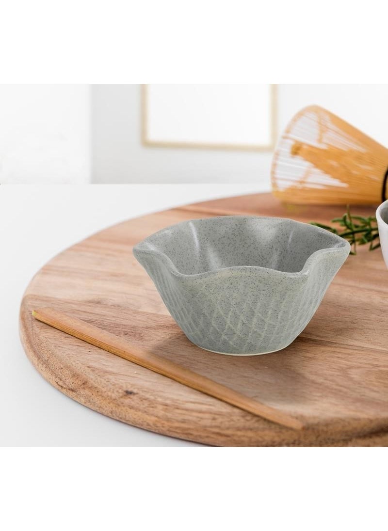 keramika Roma 11 cm Snack Bowl Artistic Matte Gray 647 A 