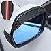 VORTINIOUS Car Rear View Mirror Rain Visor Guard Auto Side Mirror Rain Eyebrow CoverMirror Visor Guard for Most Car Truck and SUVCarbon Fiber 2Pack - Image 2