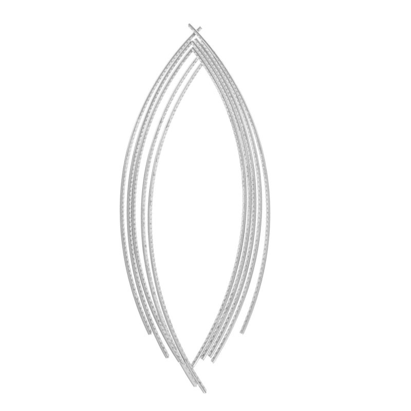 Generic 10 Pcs Guitar Fret Wires Set 20.5x0.22x0.27cm 200mm Long 2.2mm White Copper for Guitars DIY - Image 1