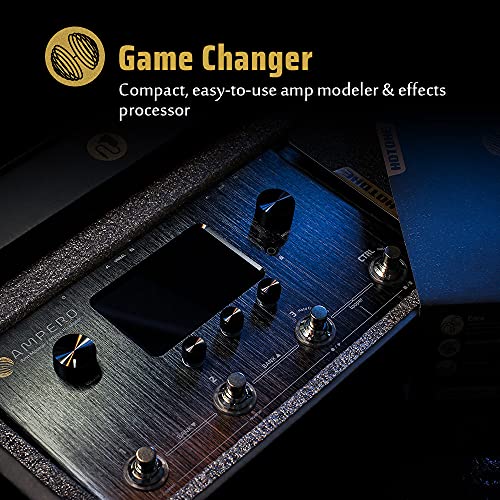 Hotone Ampero MP-100 Guitar Bass Amp Modeling IR Cabinets Simulation Multi Language Multi-Effects with Expression Pedal Stereo OTG USB Audio Interface - Image 2