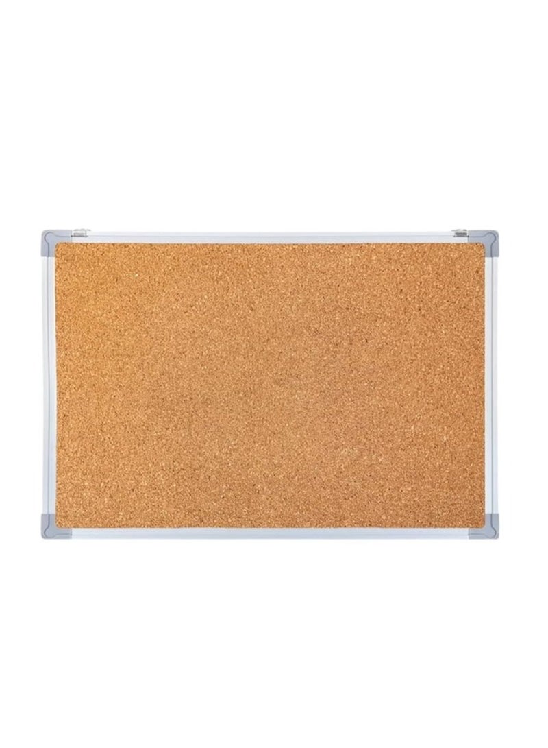 Generic Generic cork board 90*60 cm with metal frame