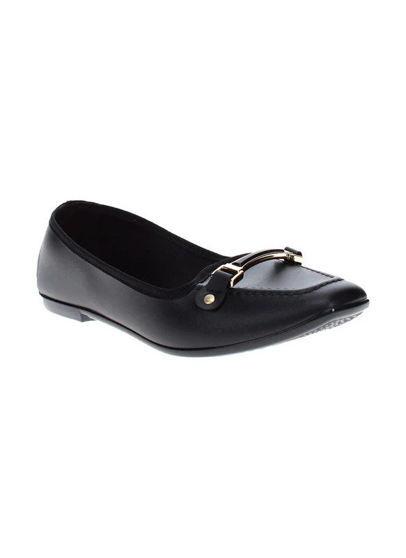 Moleca Moleca Ladies Ballerinas Black | Made In Brazil