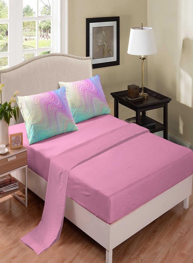 Bodhi Girls Full Comforter Sets with Sheets,Pink Bedding Sets Full,Bed in A Bag Kids Bedding Set for Girls Full(1 Comforter, 1 Flat Sheet, 1 Fitted Sheet, 2 Pillowcases) - Image 2