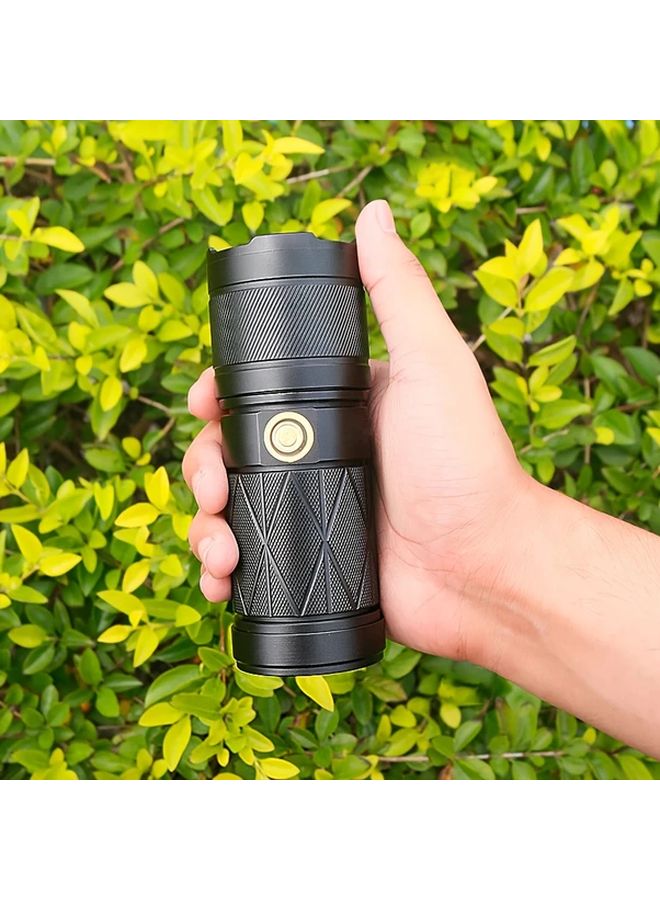 6000mAh Aluminum Alled Multi Mode Outdoor LED Flashlight Type C USB Charging Portable Handheld - Image 5