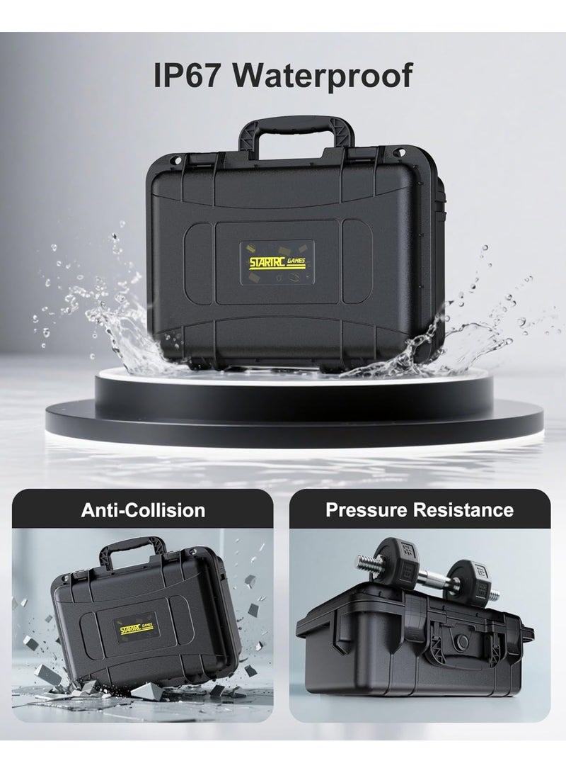 ألعاب ستارترك حافظة STARTRC GAMES الصلبة المحمولة لنينتندو سويتش 2 إصدار ديلوكس محترف مقاوم للماء وفقًا لمعيار IP67حافظة سفر صلبة مع بطانة ناعمة - مناسبة للجهاز ويد التحكم Pro والإكسسوارات - Image 5