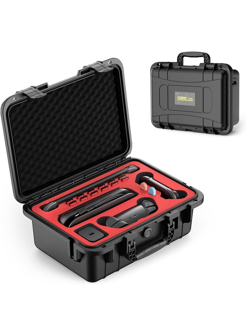 ألعاب ستارترك حافظة STARTRC GAMES الصلبة المحمولة لنينتندو سويتش 2 إصدار ديلوكس محترف مقاوم للماء وفقًا لمعيار IP67حافظة سفر صلبة مع بطانة ناعمة - مناسبة للجهاز ويد التحكم Pro والإكسسوارات - Image 1