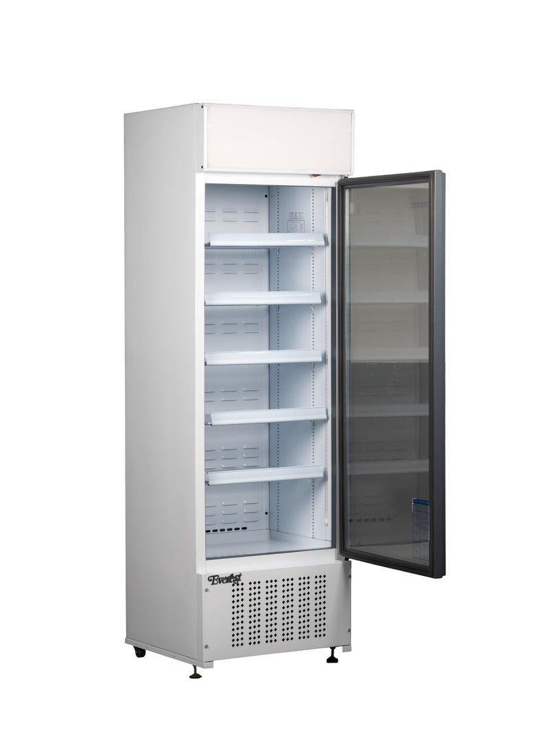 EVEREST INDUSTRIAL CO.LLC. EVEREST 450L Commercial Beverage Fridge, Glass Door Showcase Chiller with Digital Thermostat & Adjustable Shelves for Shops, Restaurants & Cold Drinks, EV18 SD - Image 2