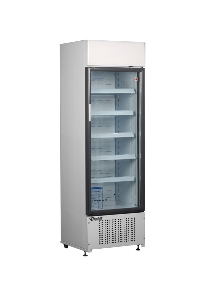 EVEREST INDUSTRIAL CO.LLC. EVEREST 450L Commercial Beverage Fridge, Glass Door Showcase Chiller with Digital Thermostat & Adjustable Shelves for Shops, Restaurants & Cold Drinks, EV18 SD - Image 3
