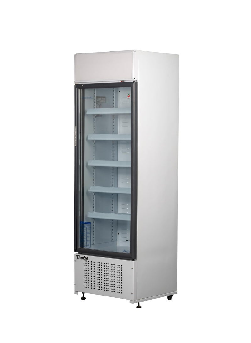 EVEREST INDUSTRIAL CO.LLC. EVEREST 450L Commercial Beverage Fridge, Glass Door Showcase Chiller with Digital Thermostat & Adjustable Shelves for Shops, Restaurants & Cold Drinks, EV18 SD - Image 4