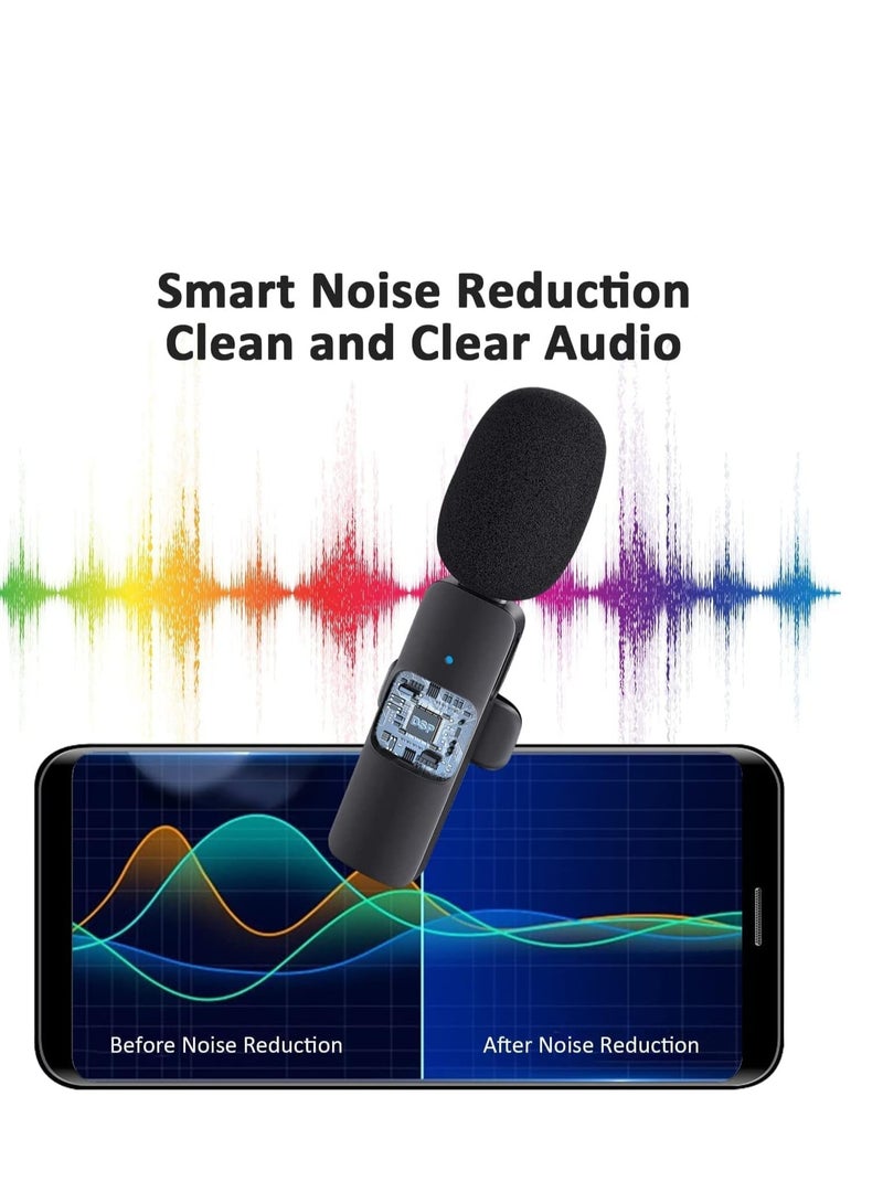 ELTRAZONE Professional Wireless Lavalier Lapel Microphone for Android Computer - Cordless Omnidirectional Condenser Recording Mic with USB C Interface for Interview Video Podcast Vlog YouTube  - Image 3