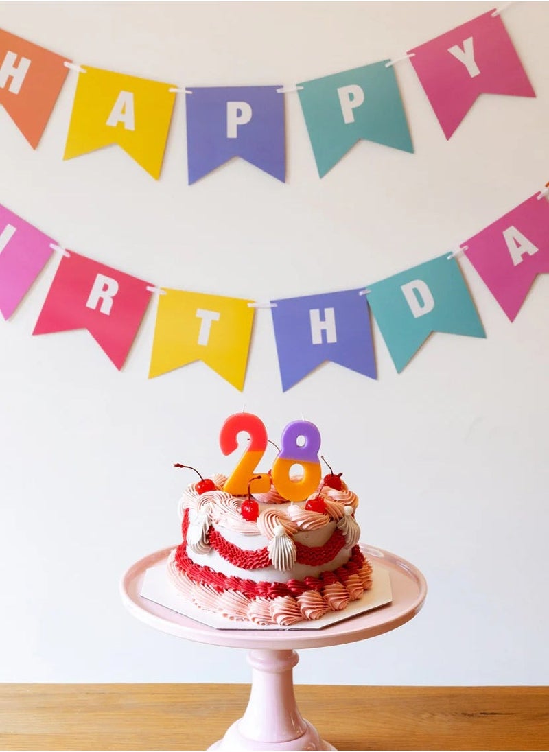Talking Tables Customisable Write On Birthday Bunting - 3m  - Image 1