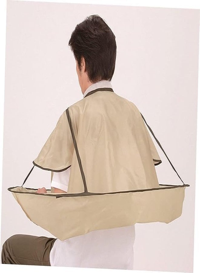 XIGSTA Professional Hair Cutting Cloak Foldable Hair Cutting Cape Umbrella Shape Beard Shaving Waterproof Hair Catcher for Hair Stylist Salon Barber for Adult Women Men Kids Hairdressing Kit - Image 2
