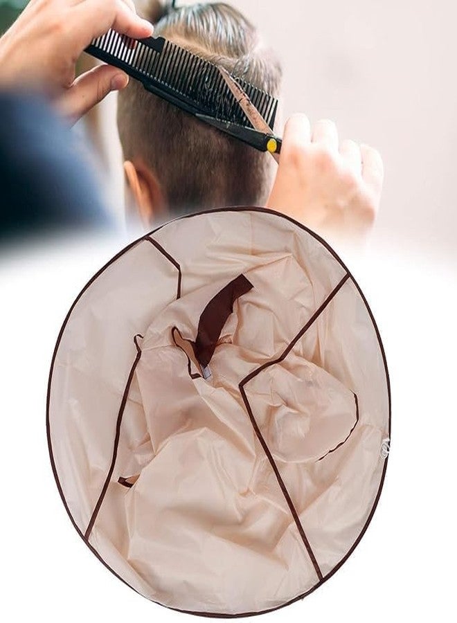 XIGSTA Professional Hair Cutting Cloak Foldable Hair Cutting Cape Umbrella Shape Beard Shaving Waterproof Hair Catcher for Hair Stylist Salon Barber for Adult Women Men Kids Hairdressing Kit - Image 4