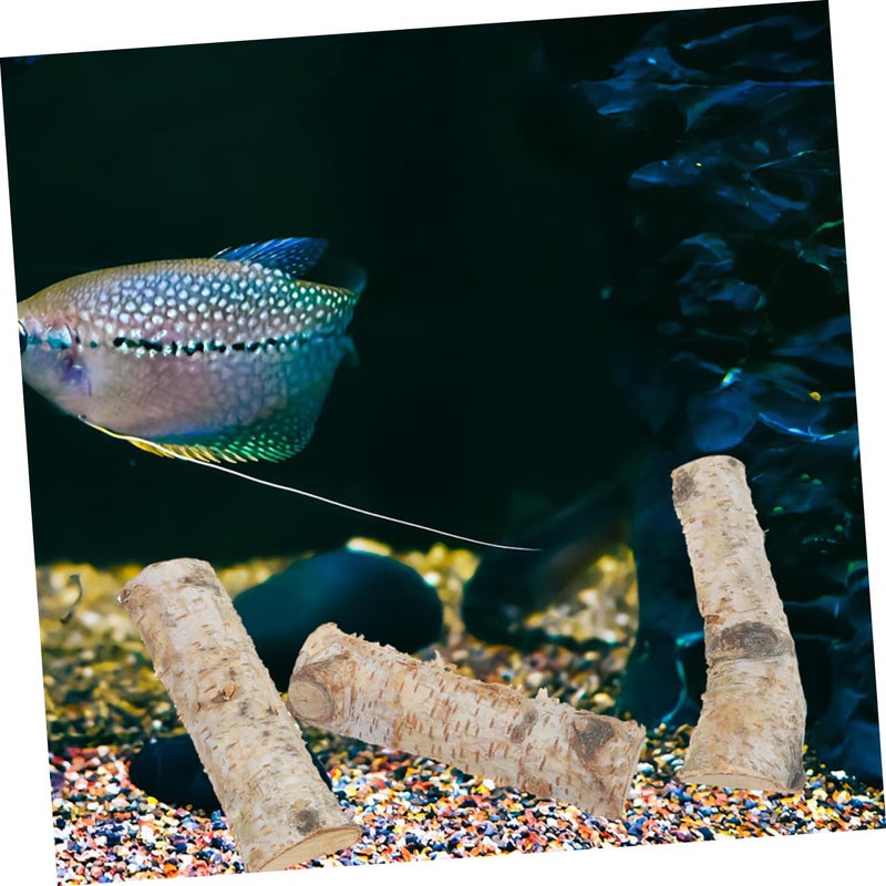 Natural Wood Aquarium Driftwood Decor 2 Bags Safe Fish Habitat Tank Ornament - Image 5