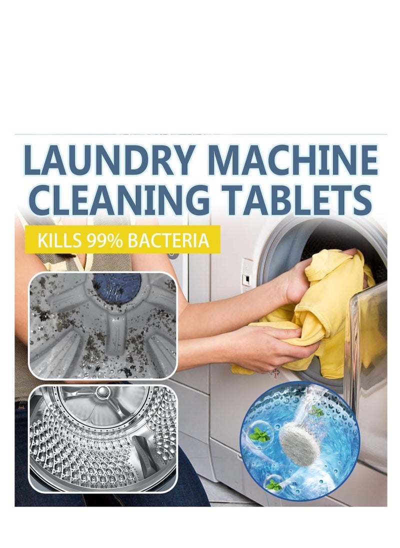 Washing Machine Fresh Tablets, Washing Machine Cleaner Effervescent Tablets, Washing Machine Cleaner Tablets, Washer Deep Cleaning Tablet, Effective Washing Machine Cleaning Tablets 12pcs  - Image 4