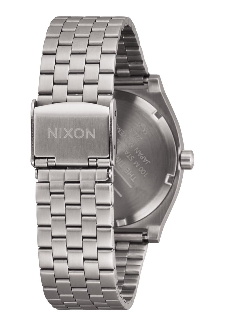 NIXON Time Teller A045-100m Water Resistant Men's Analog Fashion Watch (37mm Watch Face, 19.5mm-18mm Stainless Steel Band) - Image 4