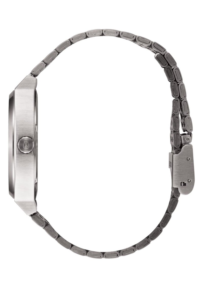 NIXON Time Teller A045-100m Water Resistant Men's Analog Fashion Watch (37mm Watch Face, 19.5mm-18mm Stainless Steel Band) - Image 3