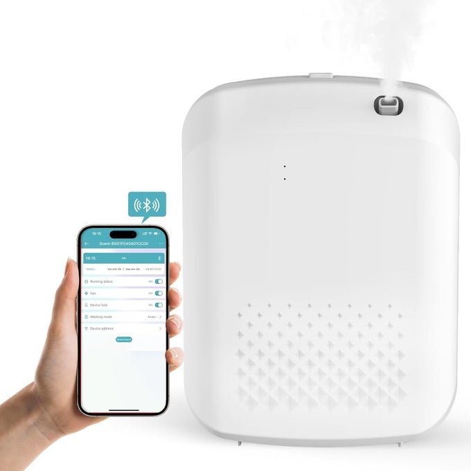 SCENT AIR MACHINE FOR HOME, SMART HOTEL COLLECTION DIFFUSER WITH COLD AIR TECHNOLOGY, 400ML WATERLESS ELECTRIC OIL DIFFUSERS FOR LARGE ROOM, SPA, OFFICE, 1500 SQ. FT COVERAGE