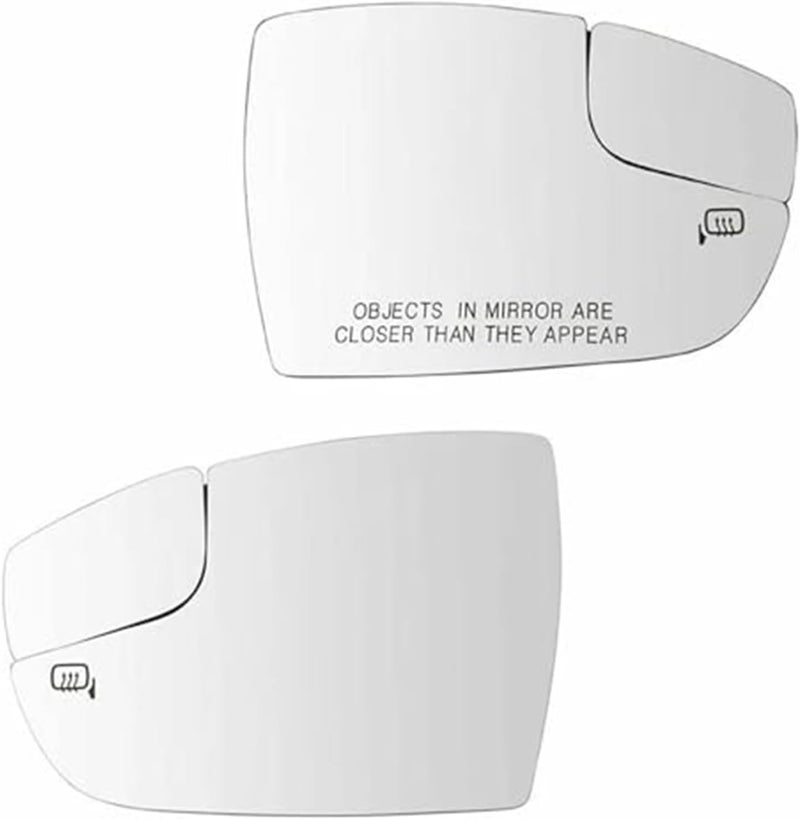 QASULER Heated Side Mirror Glass for Ford Focus - Image 2