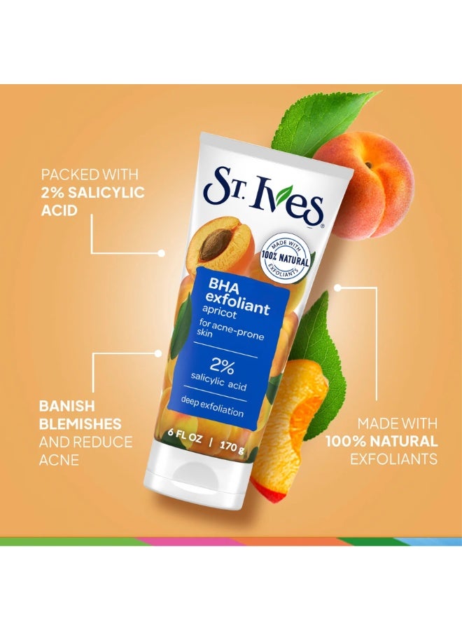 St. lves Acne Control Oil Free Apricot Scrub 170g - Image 2