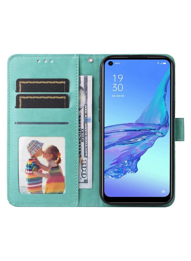 S-TOP Case For OPPO A53 / A53s / A33 / A32 Embossed Sunflower Leather Phone Case - Image 4