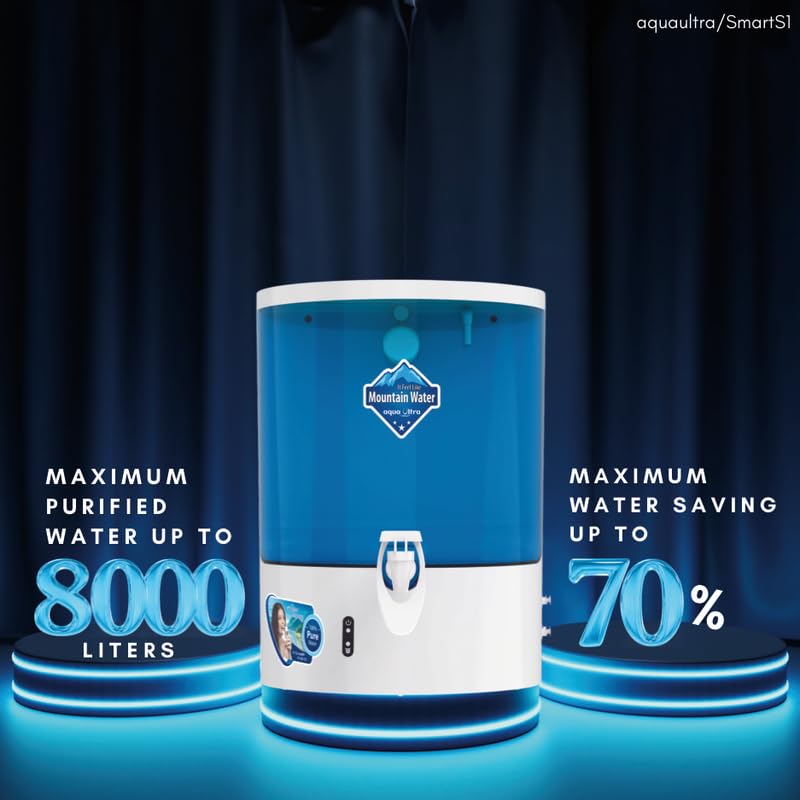 AquaUltra Fresh Water Purifier Filter for Home | RO+UV | 9L Transparent Tank | Copper Alkaline Mineral Booster | With Digital TDS meter & Body Cover, Pre Filter | Made in India | Mineral-Rich Water - Image 2