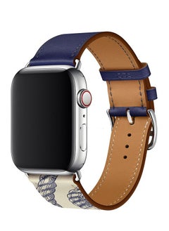 Leather replacement strap  for Apple Watch Series 38or 40or 41mm 7/6/5/4/3/2/1