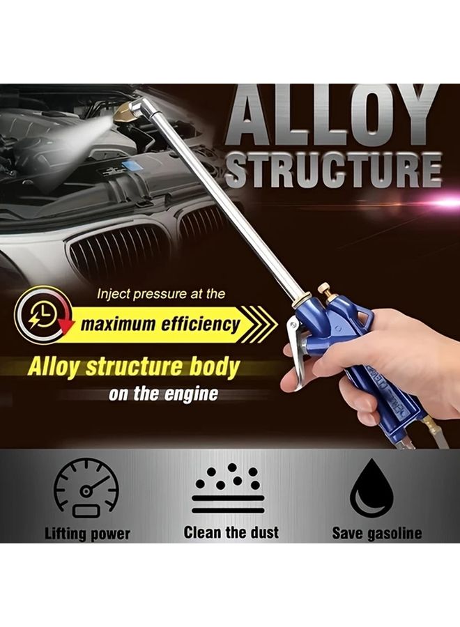 Adjustable Cleaning Gun Air Press Engine Washer Pneumatic Degreaser Dust Removal Tool - Image 2