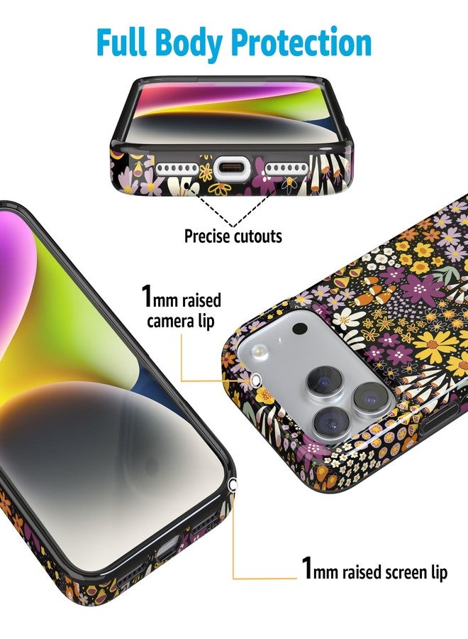 Casely Alex Case | Falling for You | Plum Floral | Compatible with MagSafe | Classic Ultra Slim Design - Image 5