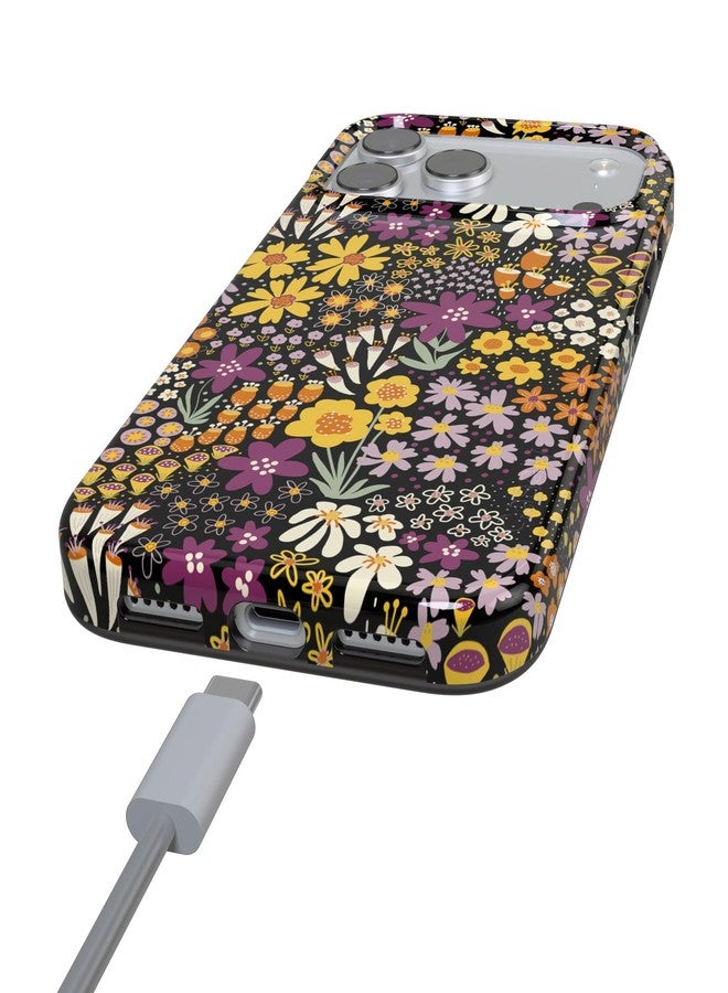 Casely Alex Case | Falling for You | Plum Floral | Compatible with MagSafe | Classic Ultra Slim Design - Image 4