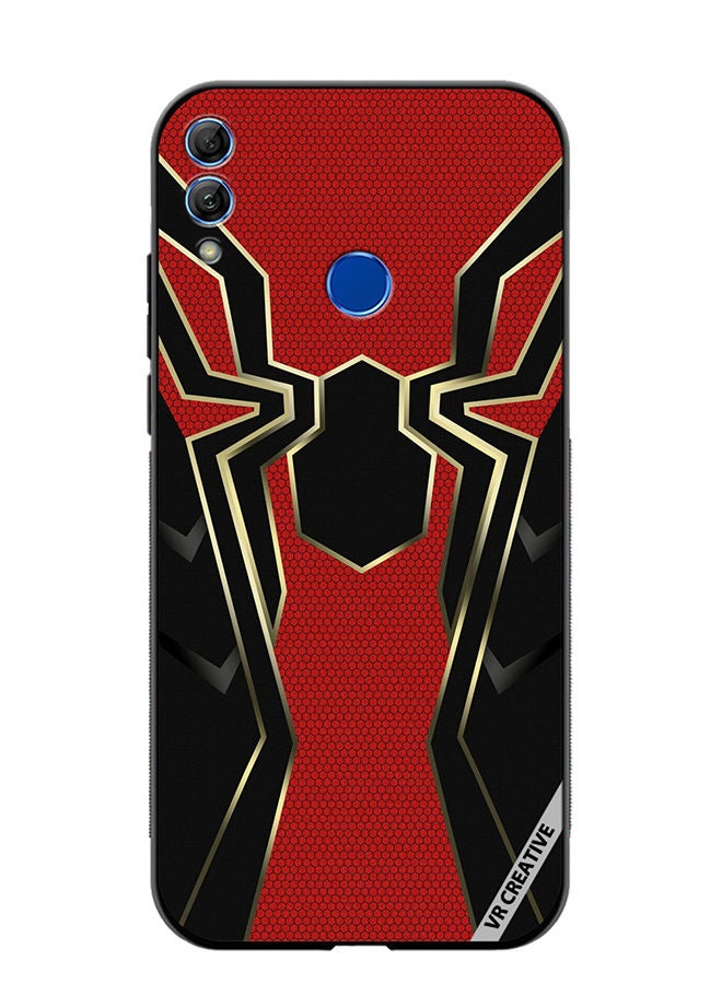 Protective Case Cover For Honor 10 Lite Spiderman Vector Design Multicolour