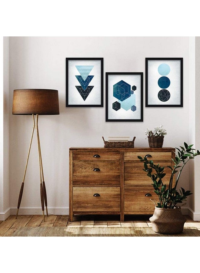 HEVEA Modern Art Framed Wall Posters/Paintings for Living Room Bedroom Office - Wall Paintings - Framed Wall Art Frames - Paintings for Home Decor (11 inch x 14 inch, Framed) SET OF 3 (Art 3) - Image 2