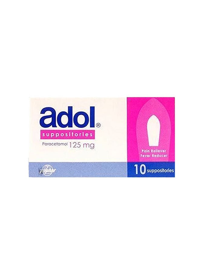 125 Mg Suppositories 10'S
