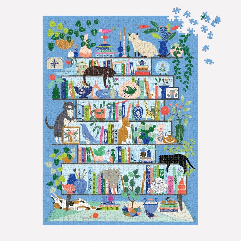 Galison Purrfect Nook 1000 Piece Puzzle - Image 3