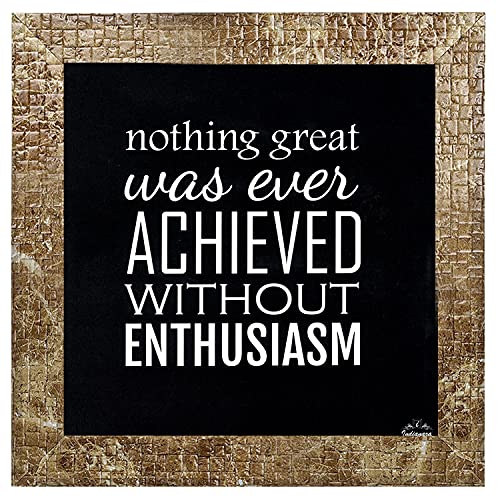 Indianara Set of 4 Motivational Office Decor Framed Wall Hanging Laminated Paintings Matt Art Prints 9.5 inch x 9.5 inch each without Glass (1429MBR) - Image 4