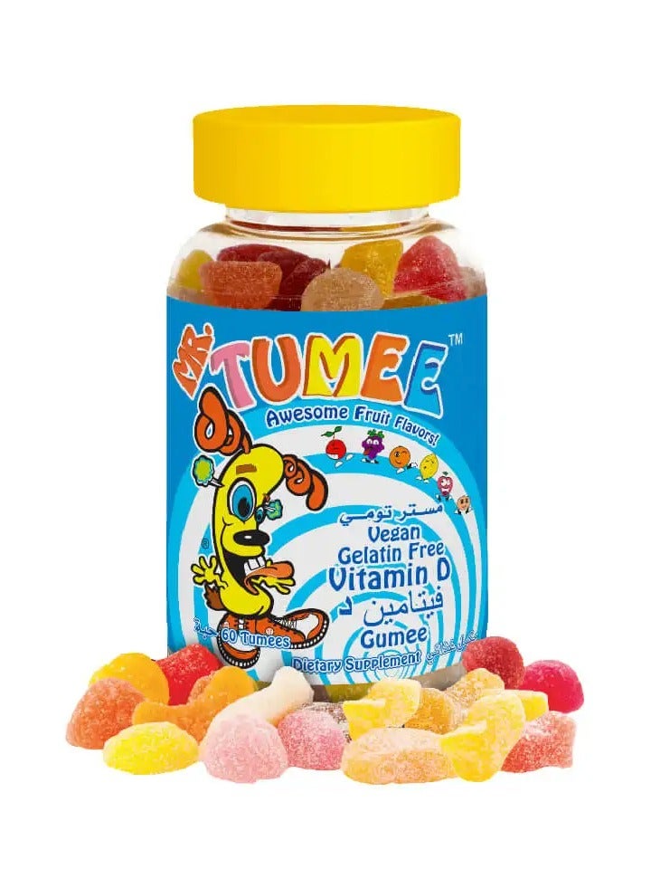 MR.TUMEE Mr Tumee Vitamin D Gumee 60 Pcs - Image 1